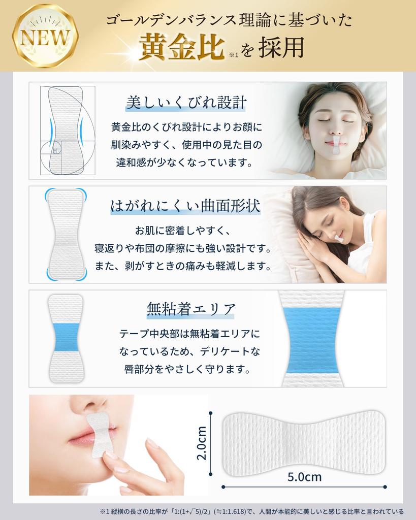 by sleep professionals Featured in Suyapita nasal breathing tape type I on the Snoring prevention goods Snoring prevention Mouth closing tape Mouth