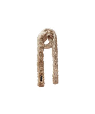 KOOKEESEE Winter Hairy Scarf (Beige)