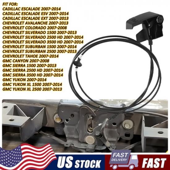Трос привода замка капота с ручкой 20968782 Новый 15894378 Для Chevrolet GMC 07-14