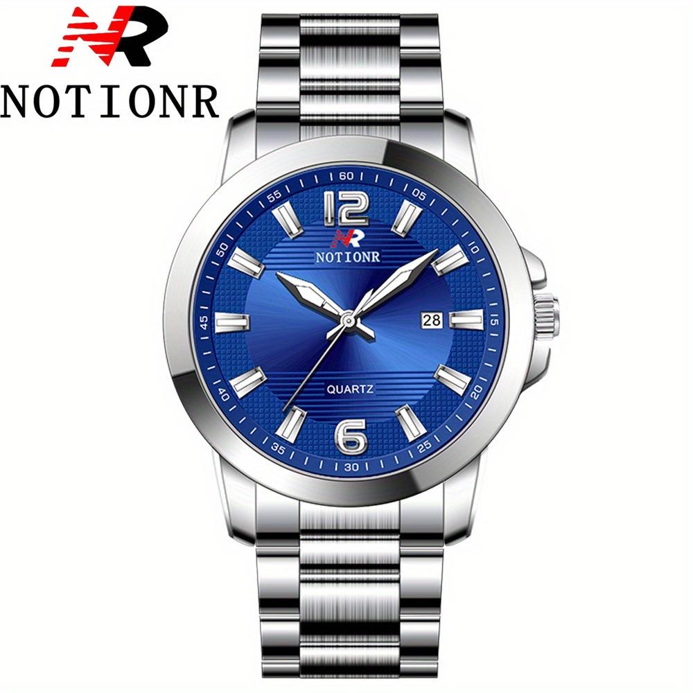 Men S Business Casual Stainless Steel Strap Men S Quartz Watch Available In A Variety Of Colors