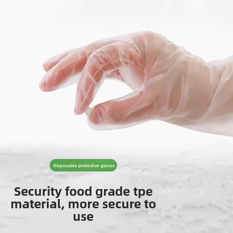 Thickened Box Waterproof Wear-resistant Catering Beauty Household Waterproof Oil-proof Food Grade Disposable Gloves