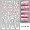 New Nail Art Stickers Ins Halloween Funny Little Ghost Love Spider Web Adhesive Nail Stickers