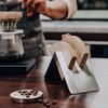 Practical Coffee Filter Organizers Practical Stainless Steel Coffee Filter Shelf for Baristas Coffee Paper Holder