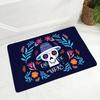 Cartoon Mexico Day of The Dead Entrance Doormat Home Decor Sugar Skulls Kitchen Hallway Rugs Bathroom Non-slip Floor Mat