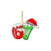 Christmas Decoration Pendant Christmas Tree Tag Theme Party Crafts Ornament