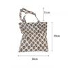 Vintage Floral Print Tote Bag Fashion Thin Style Lady Shoulder Bag Women Handbag