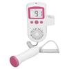 3.0MHz Fetal Heartbeat Monitor High Sensitivity LCD Fetal Sound Heartbeat Detector Pink