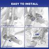 22mm 25mm 28mm Universal Motorcycle Highway Bar Footpegs Forward 7/8 1 1/8 inch Crash Bar Foot Pegs Rests For Most Models
