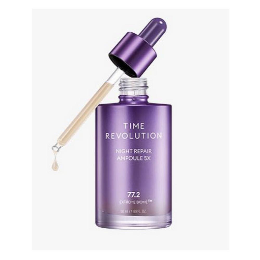 MISSHA Time Revolution Starter Set 5X – Essence & Night Ampoule (2Piece Set) / Best gift set