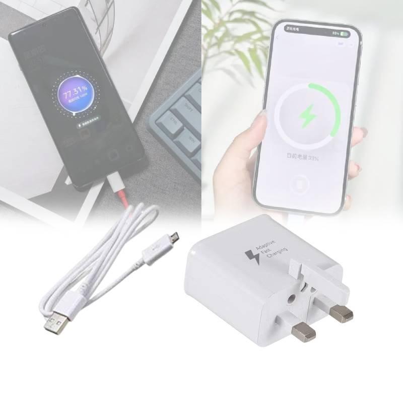 S8 S10 Charger Adapter With Fast Charging For Uk Plug Smartphones