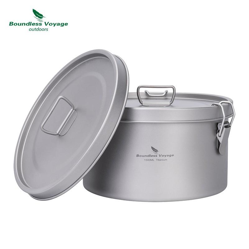 Titanium Food Storage Container Leakproof Lunch Box Outdoor Home Office Adult Use 900ml 1500ml