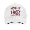 VINTAGE 1967 Letter Printed Baseball Cap for Unisex and Women Summer Patch Sun Hat  Fashion Casual Snapback Hats Adjustable Caps