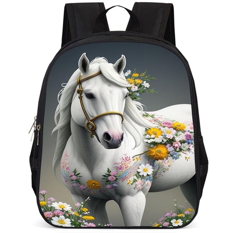 Durable Large Capacity 15-inch Oxford Cloth School Backpack For Kids Unisex