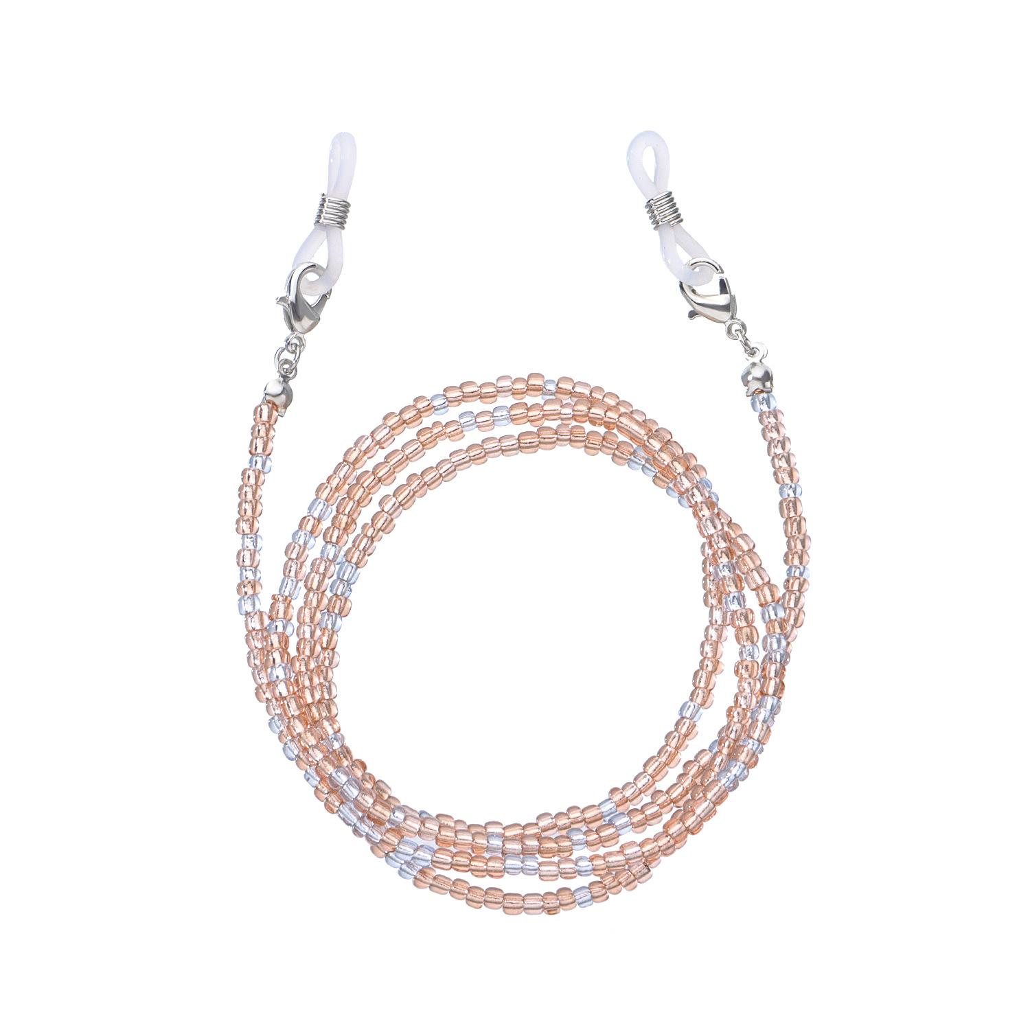 

Hot-selling popular rice bead glasses chain, versatile personalized mask accessories 1-piece set
