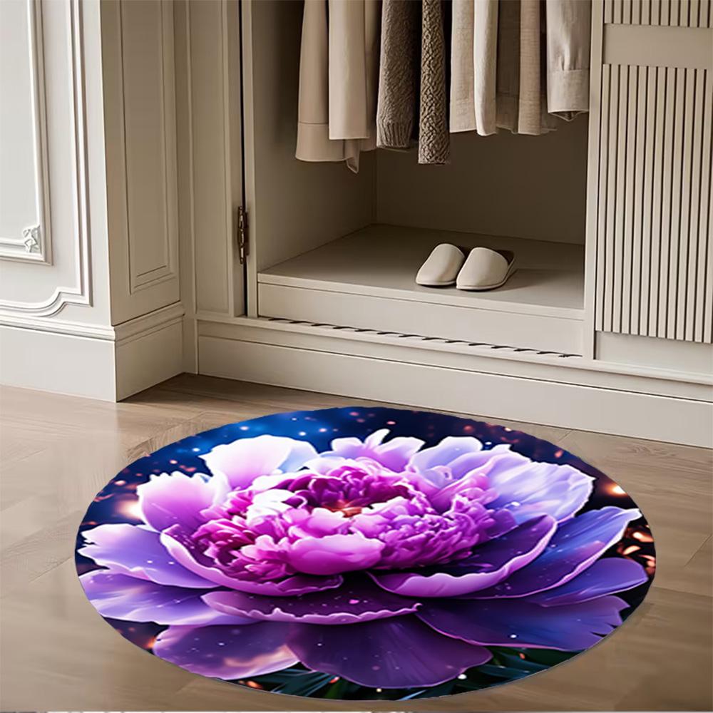 1pc home carpet colorful tulip design rug non slip office decor gift living room bedroom
