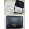 Used [List Price 106,700] Bi-fold Wallet Saffiano Black Red