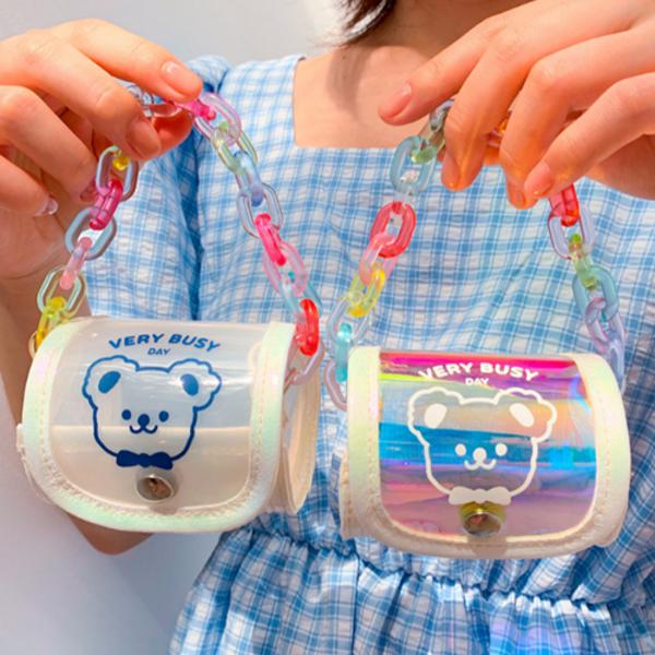 Malá sedmikráska Bear Candy Chain Mini Pouzdro