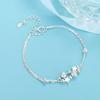 Vintage 925 Sterling Silver Bracelets for Women Luxury Korean Hollow Texture Round Bead Bracelet Party Wedding Beautiful Jewelry