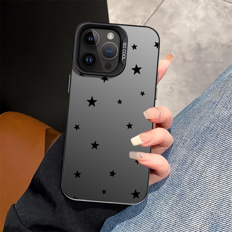 Phone Cover Case for iPhone 17 Pro Max 14 Plus 11 13 Air 12 Pro 16 15 Cute Simple Stars