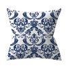 Navy Blue Mandala Nordic Geometric Pillowcase 45x45 Cushion Cover Decorative Pillow Sofa Cushion Home Decor Polyester