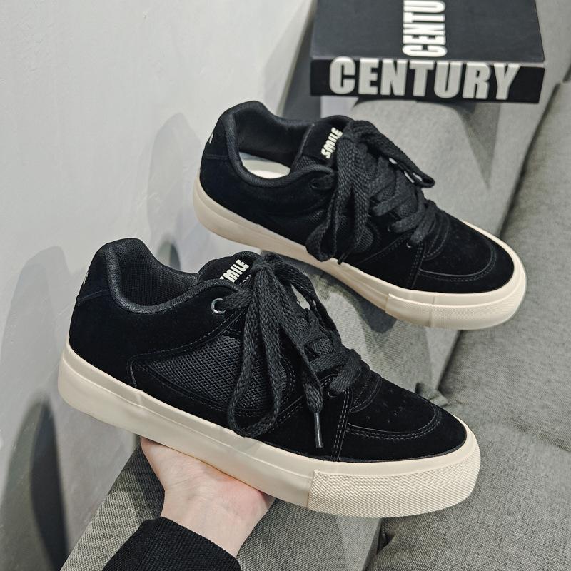 

Кеды мужские весенние новые мужские туфли корейская версия спортивной и повседневной обуви универсальные нишевые трендовые парусиновые туфли 44