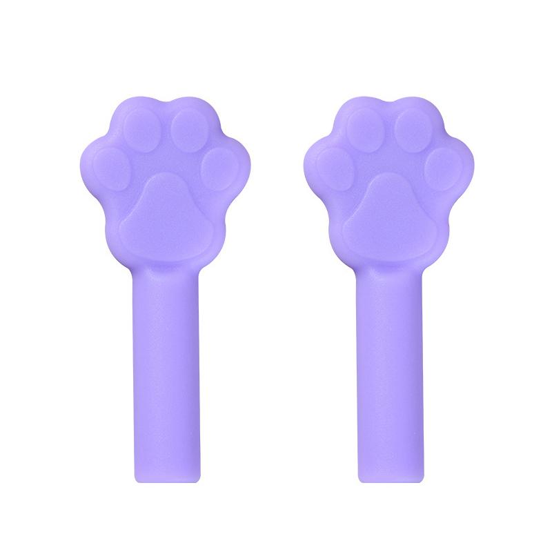 

Cat Claw Style Aligner Chewies For Silicone&Abs Food-Grade Orthodontic Retainers Durable Reusable Taro 2Pcs