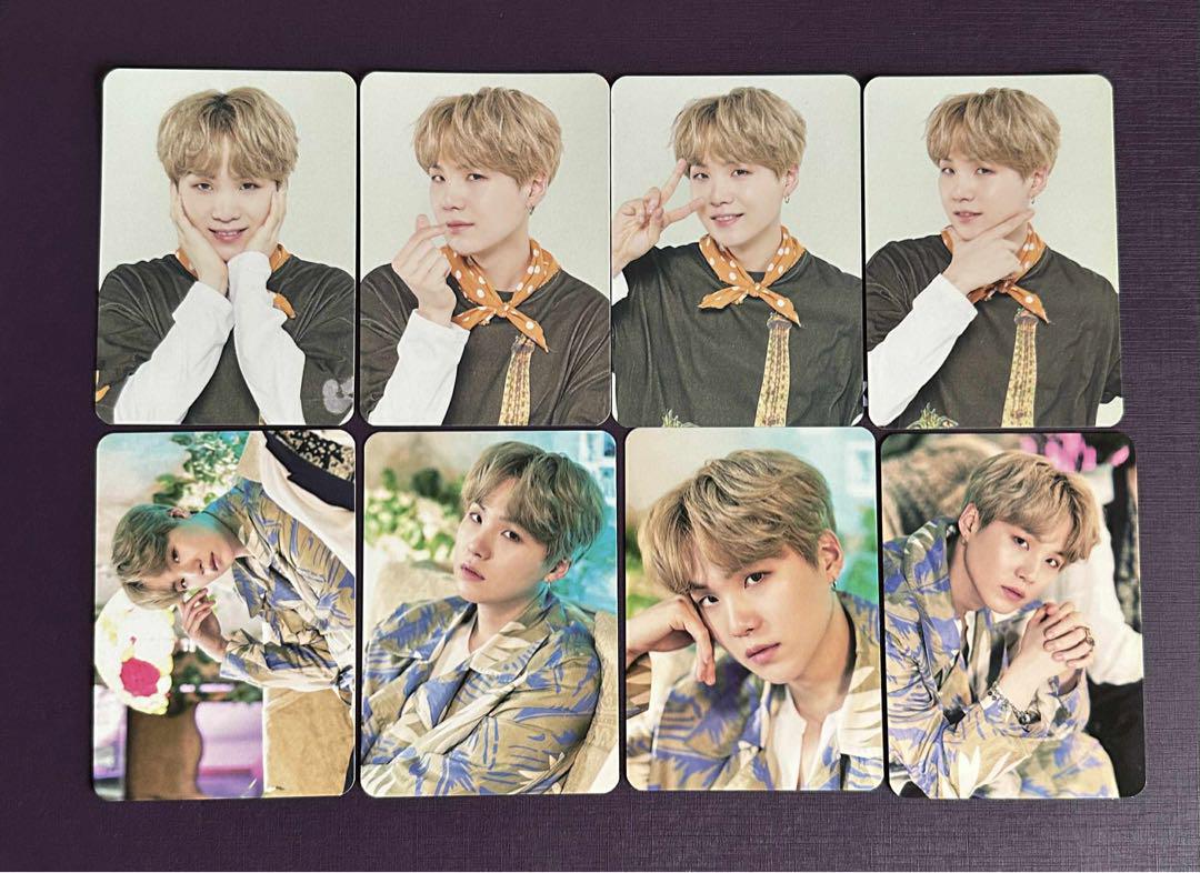 

[USED] BTS Official Magic Shop Yoongi & Suga Mini Photo Trading Card Set