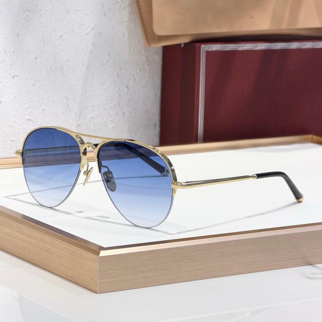 AMELIA Unisex Aviator Sunglasses: Trendy, Handmade Metal for Holidays & Parties