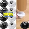 1-20x Self Adhesive Caster Wheels Universal 360° Pulley Rotating Wheels Swivel Casters Wheel  Sticky Pulley Box Roller Cabinet