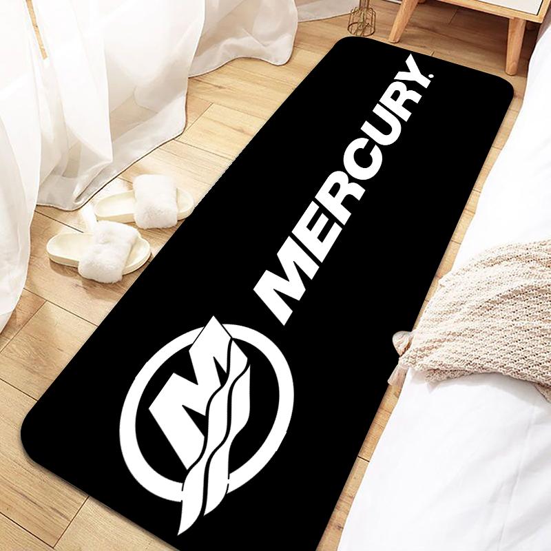 Mercury Racing Fußmatte Eingang Rutschfeste Fußmatte Waschbarer Küchenteppich Wohnzimmer Flur Teppiche Badezimmer Bad Türvorleger
