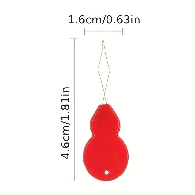 2/10Pcs Needle Threader Stitch Insertion Tool for Sewing Machine Plastic Wire Loop for Needles Needleswork Threader Sewing Tools