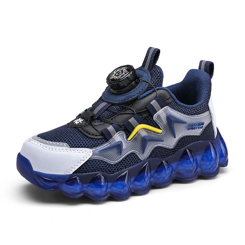 Children's sports shoes medium and large children's light running shoes 2025 new autumn boys' net shoes spring breathable mesh