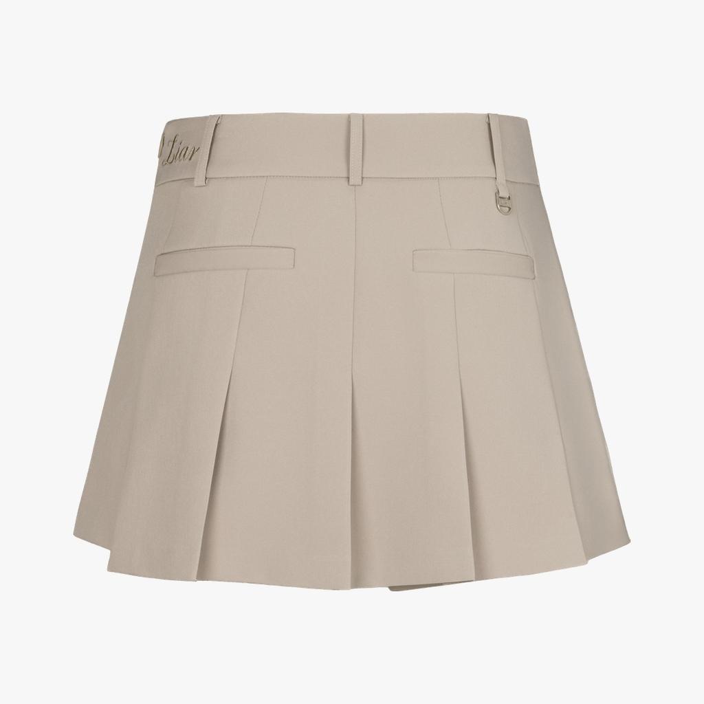 FAIRLIAR GOLF Pleated Shorts Skirt (Beige)
