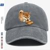 pc Shiba Inu Eating Taiyaki Fun Print Baseball Cap Cute And Adorable Design Unisex Adjustable Size Suitable for Daily Outing