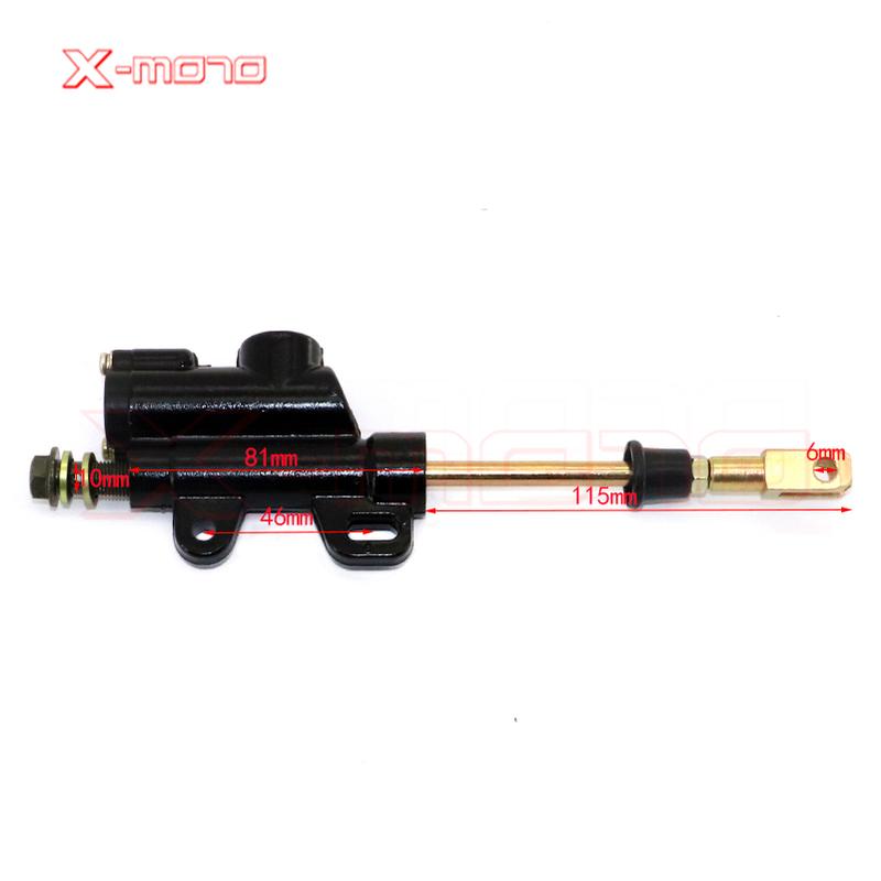 New Motorcycle Rear Hydraulic Brake Master Cylinder Pump For 50cc 70cc 110cc 125cc 150cc 250cc Thumpstar ATV Pit Pro Dirt Bike