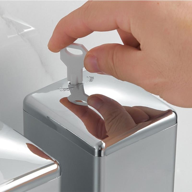 Single/Double Soap Dispenser Wall-mount Shower Bath Shampoo Dispenser Liquid Soap Container Bathroom Washroom Kitchen
