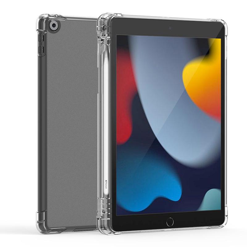 Applicable to ipad10.2 protective case, tablet protective case 9.7 inch four-corner airbag anti-drop case, transparent soft case