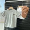 Kids Cotton Cartoon Short Sleeve T Shirt Boys Girls Summer Loose Breathable Top Casual Tee