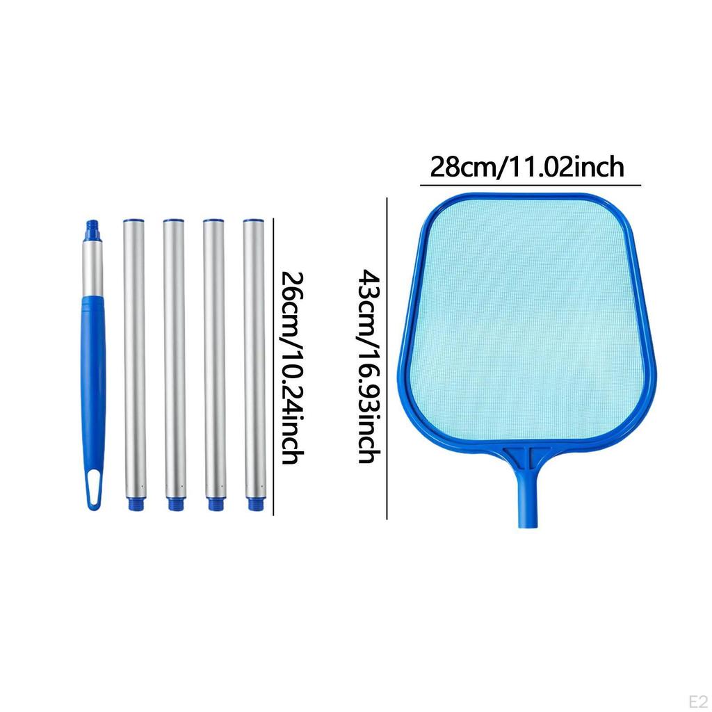 Pool Skimmer Net Fine Mesh Frame Leaf Skim Remove Leaves Debris for SPA Bathtub