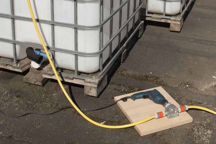 Wolfcraft - Pompa a Corpo Metallico per Trapano - Potenza 3000 l/h - rif. 2200000