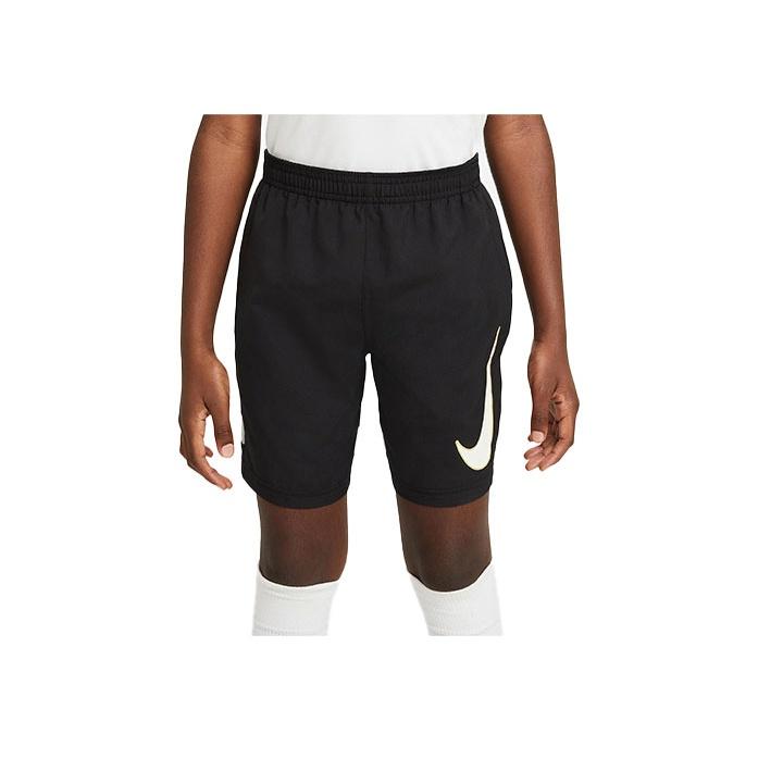 Nike Breathable Color Block Printed Soccer Shorts Kids Shorts Black CV1469-013