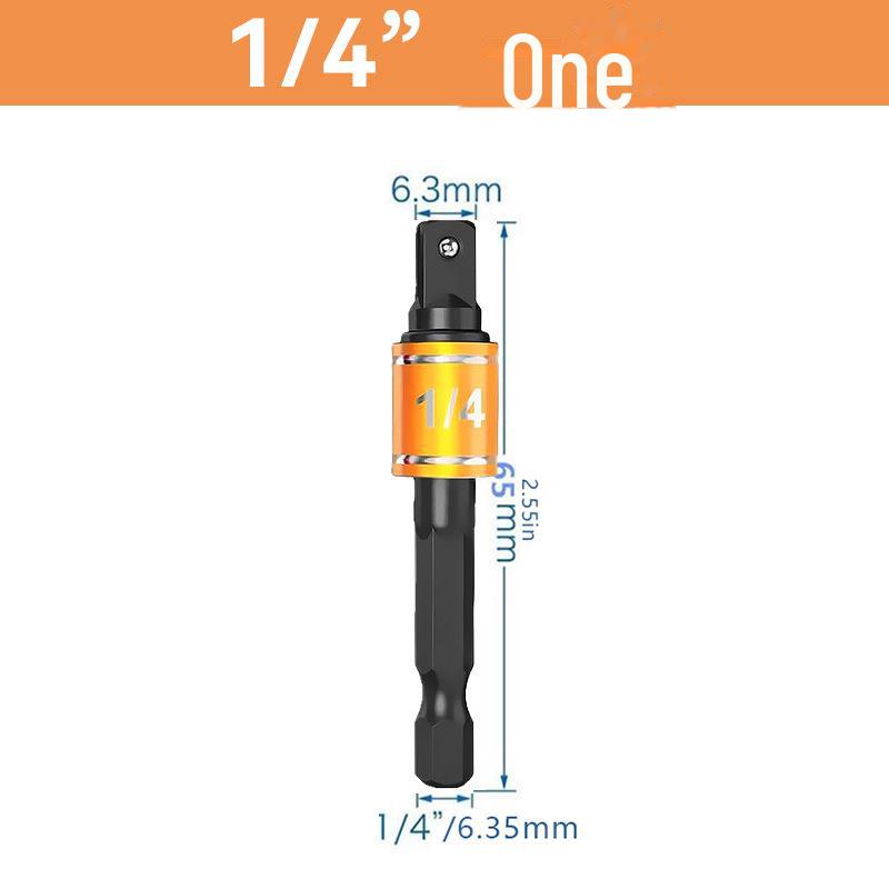 Hex Handle To Square Rod Drill & Wrench Connector Set