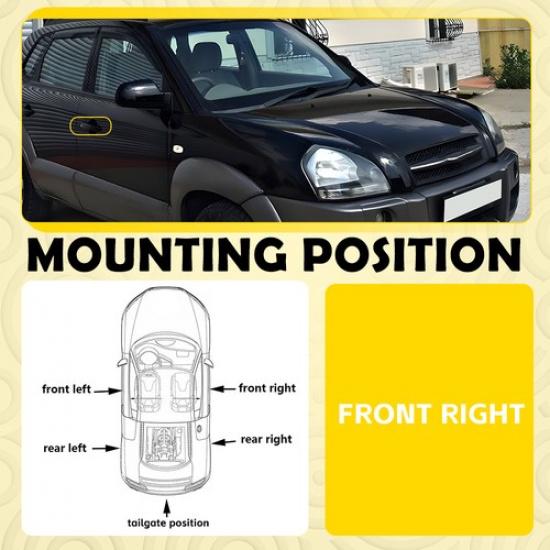 Right Passenger Front Outer Exterior Door Handle For Hyundai Tucson 2005-09 EOOK