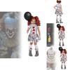 Halloween It Clown Role Playing Costume Set Children Dress For Role Play