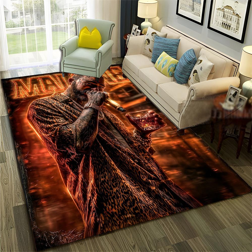 27 Style Rappers Art Cartoon Tupac Snoop Dogg Hip Hop Rug for Bedroom Living Room Sofa Home Doormat Decor, Non-slip Floor Mat