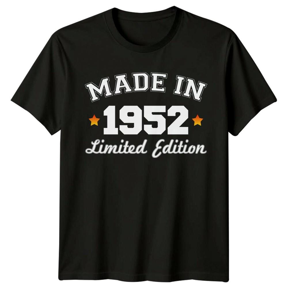 Gemaakt In 1952 Unisex T-shirt 74e Verjaardagscadeau Beperkte Editie