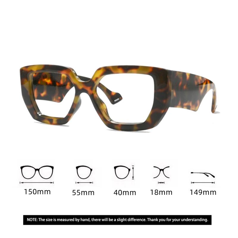 New Clear Thick Frame Eyewear Anti Blue Light Blocking Glasses Square Optical Eyeglasses Unisex  Lectura