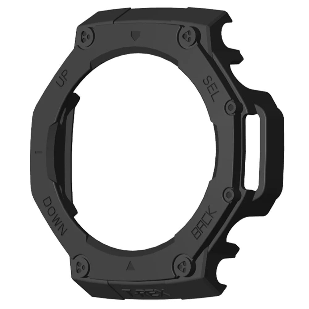 PC Protective Case for Amazfit T-Rex 3 Anti-Scratch Bumper Cover Shell Smart Watch Accessories Half-wrap Protective Case 2025