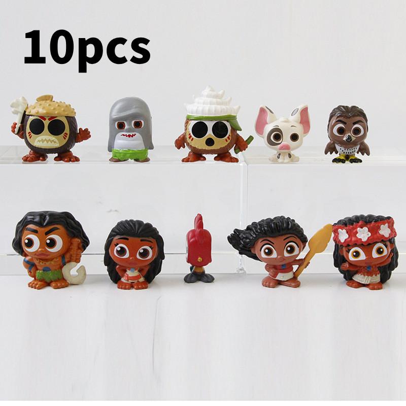 Pvc Moana Series Action Figures Model Toys Cartoon Desktop Decoration Gifts