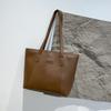 Tote Bag Women's 2025 New Large-capacity Commuter Bag Autumn Niche Design Shoulder Bag Simple Class Bag